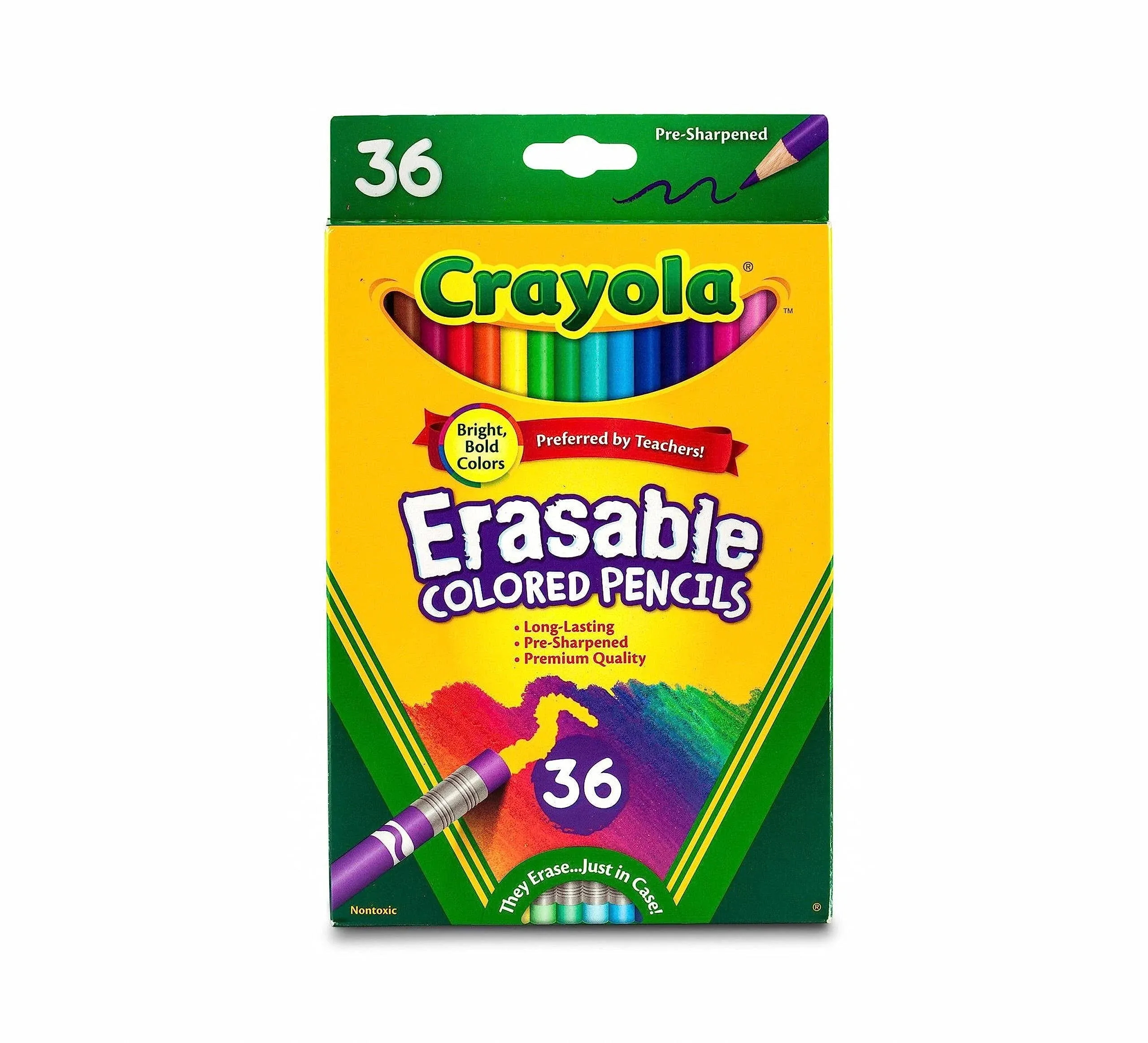 Crayola 36 ct Erasable Colored Pencils