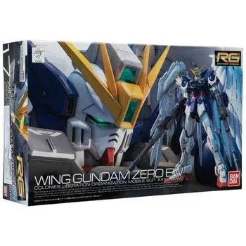 Bandai Toys Bandai Hobby #17 RG Wing Gundam Zero Ew Model Kit 1/144 Scale