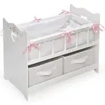 Doll Crib with Two Baskets and Free Personalizatio<wbr/>n Kit