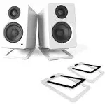 Kanto S2 Desktop Speaker Stands (White)