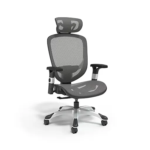 Staples Hyken Ergonomic Mesh Swivel Task Chair, Charcoal Gray (UN59464)