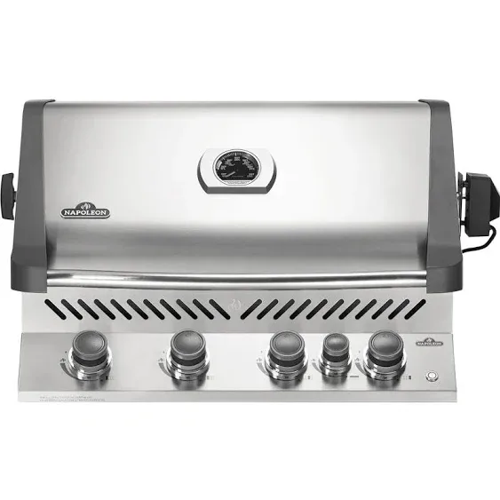 Napoleon Prestige 500 Built-in Natural Gas Grill with Infrared Rear Burner