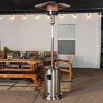 Bond 52157 Ss Patio Heater,20 Lb. Tank Cap.