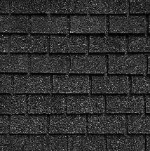 Dollhouse Miniature Salt and Pepper Square Asphalt Shingles, 1'', Black, Craft ...