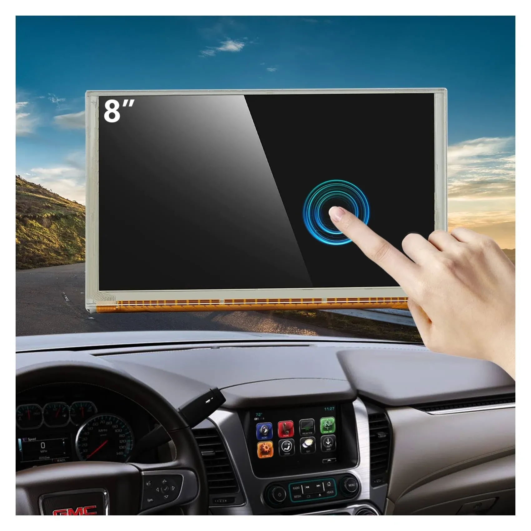 YWM Touch Screen for GMC 8" LCD Display