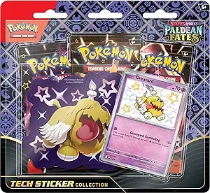 Pokemon Scarlet & Violet Paldean Fates Tech Sticker Collection