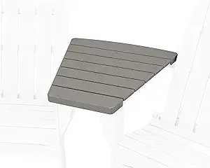 Classic Series Angled Adirondack Connecting Table - Slate Gray