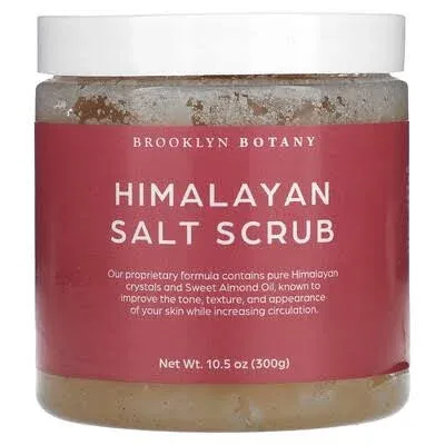 Brooklyn botany Himalayan Salt Scrub, Peeling mit Himalayasalz, 300 G (10,5 oz.)