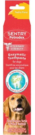 Petrodex Enzymatic Toothpaste for Dogs - Poultry, 2.5 oz