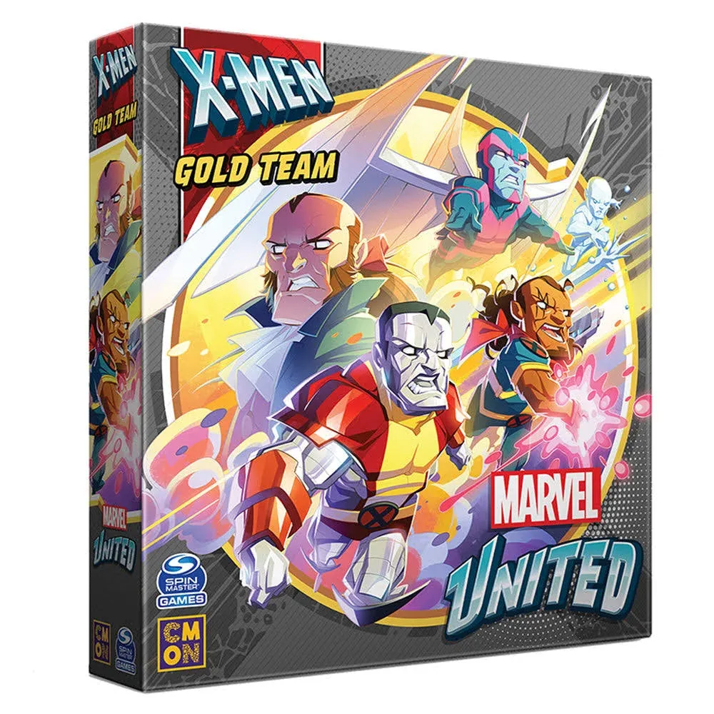 CMON | Marvel United X-Men Expansion: Gold Team | Cooperative Board Game | Ages 14 Plus | 1-7 Players | 45 Minutes Playing Time