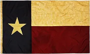 Anley 3 ft x 5 ft Nylon Vintage Style Tea Stained Texas State Flag - Antiqued ...