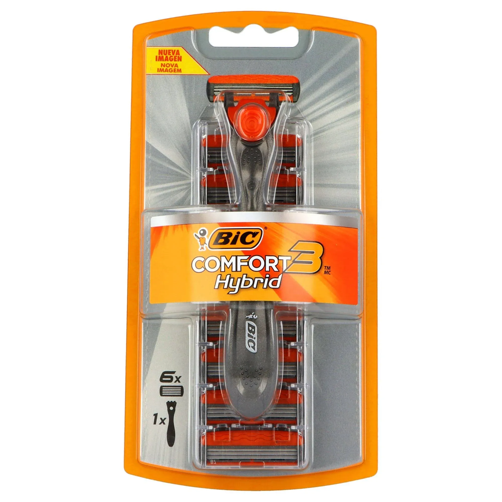 BIC Men's Hybrid 3 Comfort Disposable Razor