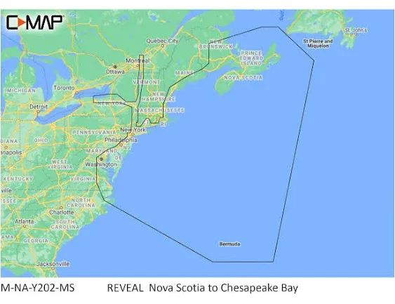 C-MAP Reveal Coastal Gulf of Mexico and Bahamas