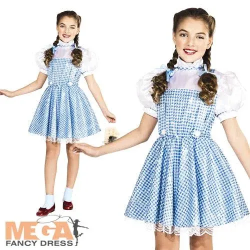 Girls Dorothy Sequin Halloween Costume