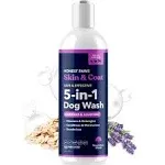 Dog Shampoo and Conditioner - 5-in-1 for Allergies and Dry, Itchy, Moisturizi...