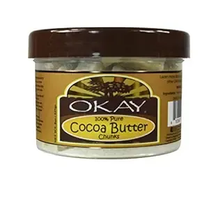 Okay 100% Pure Cocoa Butter Chunks 8 oz