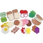 Melissa  Doug Felt Food Sandwich Set  Pretend Play  Play Food  3  Gift for Boy o