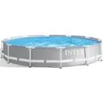 Intex 12 ft. x 30 in. Prism Frame Pool Set with Filter Pump