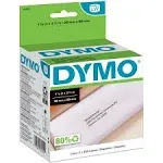 DYMO Authentic LW White Mailing Address Labels, DYMO Labels for LabelWriter Label Printers, 1-1/8" x 3-1/2", 2 Rolls of 350 (700 Total)