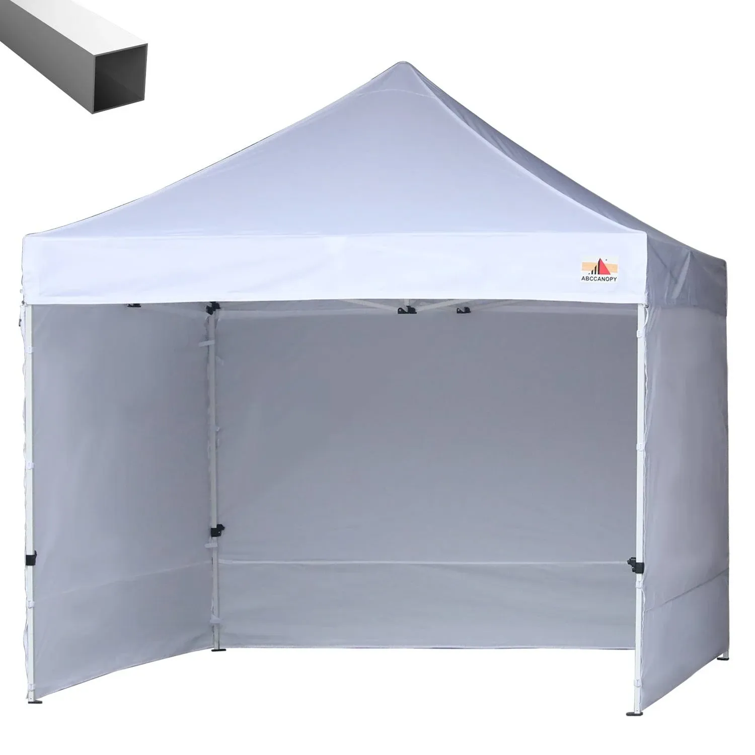 Abccanopy Ez Pop Up Canopy Tent with Sidewalls 10x10 Commercial -Series