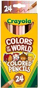 Crayola Colored Pencils Colors of The World - 24