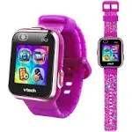 VTech KidiZoom Smartwatch DX2 Special Edition Floral Birds with Bonus Vivid Violet Wristband