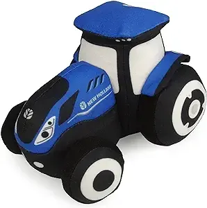 Universal Hobbies UH Kids Blue New Holland T7 Tractor - Small Size - Plush Toy UHK1156- New