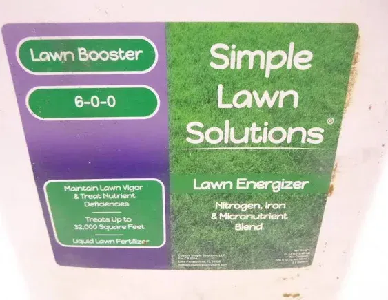 Lawn Energizer Grass Micronutrient Booster W/ Iron &amp; Nitrogen 2.5Gal.