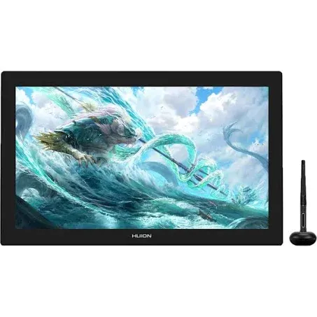 Huion Kamvas Pro 24 4K 23.8" Pen Display, Style Tablet, 24", Interface Port HDMI VGA, Android Mac OS x Windows, 8192