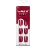 Impress Color Press-On Nails - Red Velvet