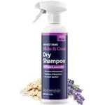 Dog Dry Shampoo - Waterless No Rinse Spray Formula Reducing Itch Cleanse Hydrate