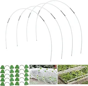 Garden Hoops Greenhouse Hoops 30pcs Garden Hoops For Raised Beds 6 Sets Of 7ft L