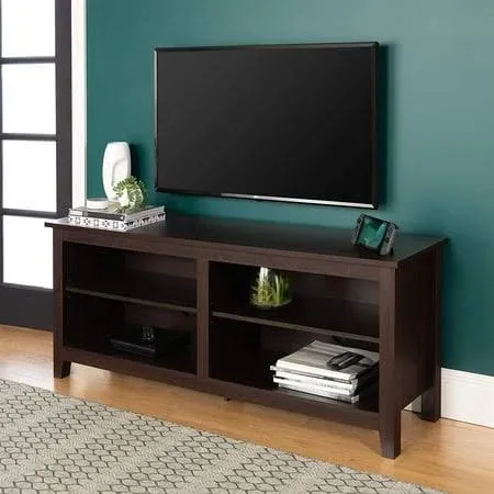 Walker Edison Wren Classic TV Stand - 58 Inch - Espresso