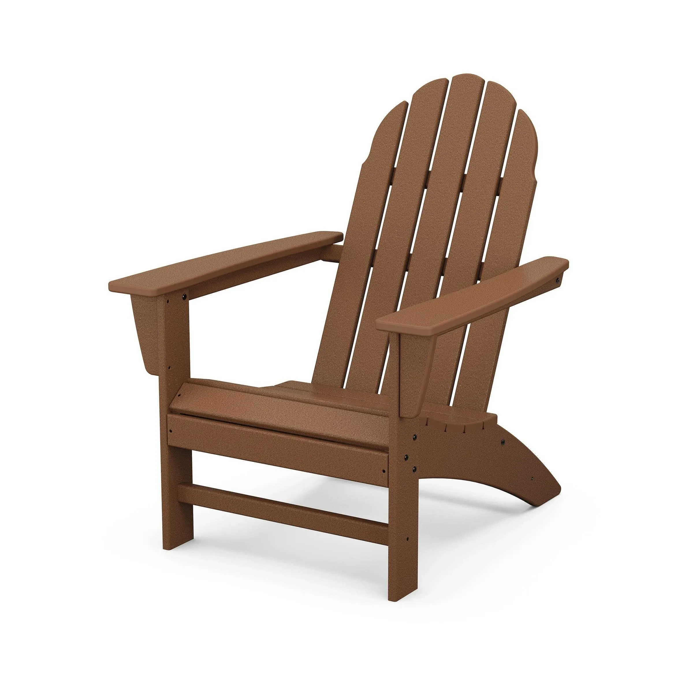 POLYWOOD Vineyard Adirondack Chair - Teak