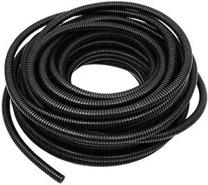 ESUPPORT 3/8 Inch 20 Feet Split Loom Wire Flexible Tubing Conduit Hose