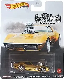 Hot Wheels 1:64 Gas Monkey 68 Corvette Die Cast Vehicle Premium