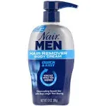 Nair, For Men, Hair Remover Body Cream, Back, Chest, Arms and Legs, 13 oz (368 g)