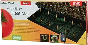 Hydrofarm 9in. x 19.5in. 17 Watts Seedling Heat Mat MT10006