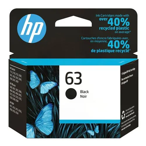 HP 63 Black Ink Cartridge