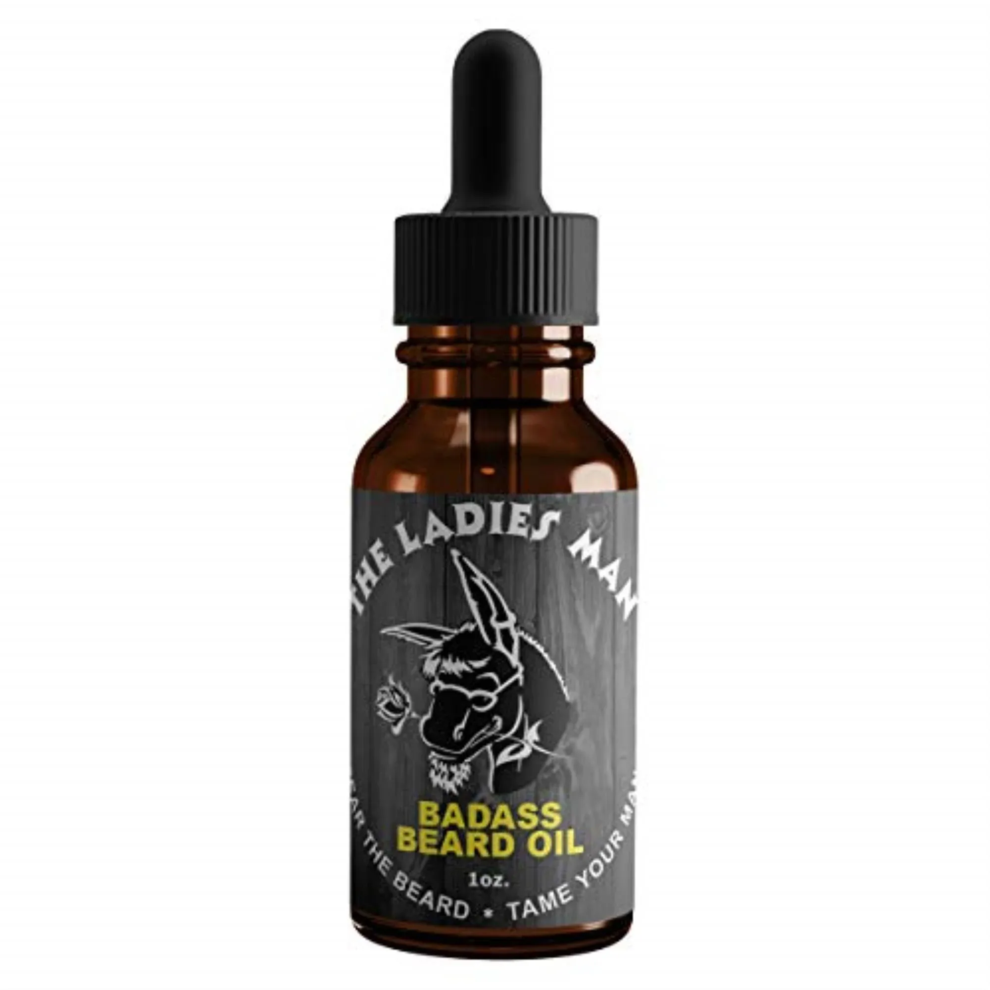 Badass Beard Care Beard Oil for Men - The Ladies Man Scent, 1 oz - All