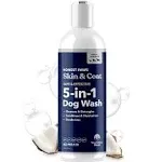 Honest Paws Dog Shampoo and Conditioner - 5-in-1 for Allergies and Dry, Itchy, Moisturizing for Sensitive Skin - Sulfate Free, P