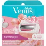 Comfort glide White Tea Razor Blade Refills, 4-Pack