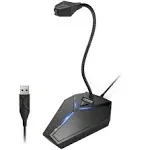 USB Computer Microphone Plug &Play Desktop Omnidirectional Condenser PC Laptop