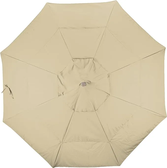 California Umbrella C118-F22-DWV Canopy Patio Umbrella Replacement Cover, 11-Foot, Antique Beige