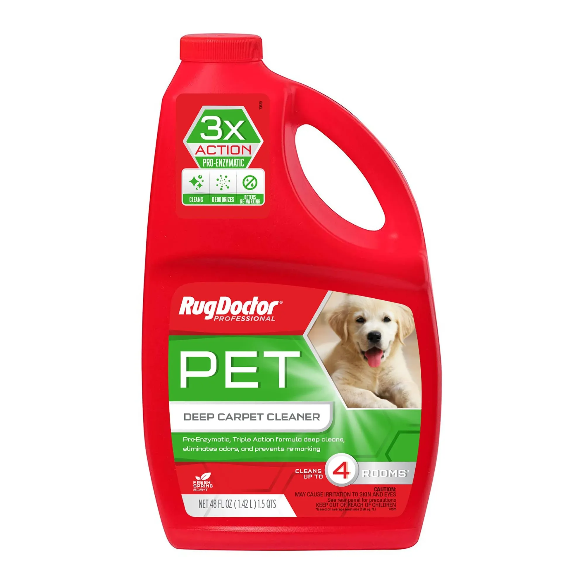 Rug Doctor Professional Deep Carpet Cleaner, Fresh Spring Scent, Pet - 48 fl oz