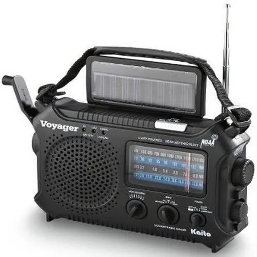 Kaito KA500 5-Way Powered Emergency Am/fm/sw NOAA Weather Alert Radio with Solar