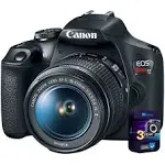 Canon EOS Rebel T7 DSLR Camera with 18-55mm Lens & Built-in Wi-Fi (New)