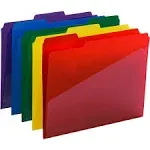 Smead Poly Project Organizer 24 Letter-Size Sleeves