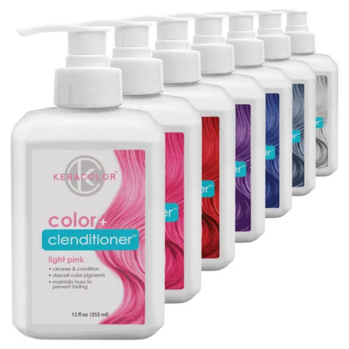 Keracolor Clenditioner Lemon Hair Dye - Semi Permanent Hair Color Depositing Conditioner, Cruelty-Free, 12 fl. oz.