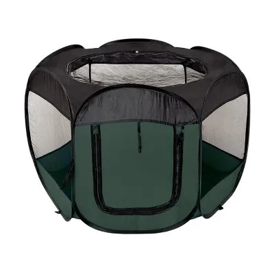 FurHaven Pet Playpen - Hunter Green (Small)